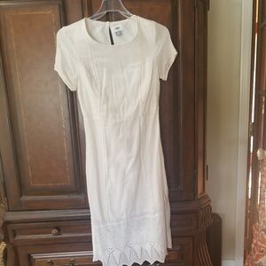 White cotton dress